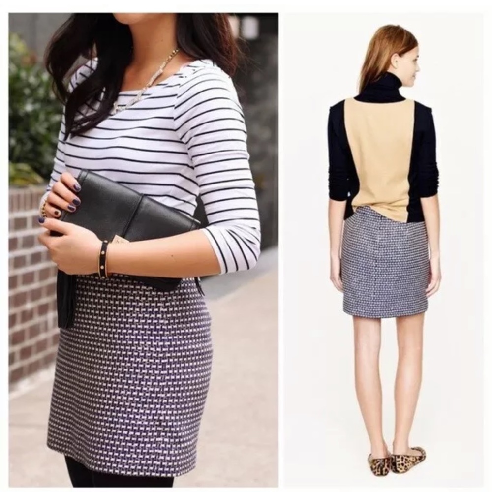Jcrew tweed skirt